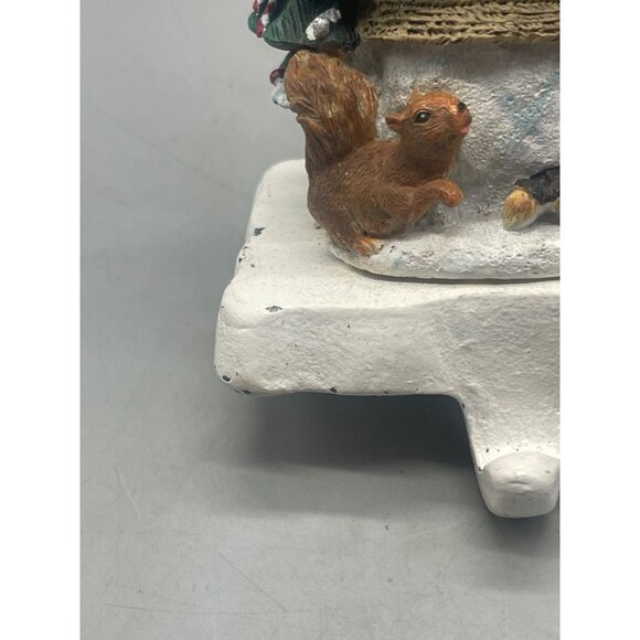 Christmas stocking hanger snowman tree love snow much squirrel scarf 5.5" READ - Picture 2 of 7